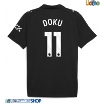 Maglie da calcio Manchester City Jeremy Doku #11 Seconda Maglia 2025-26 Manica Corta